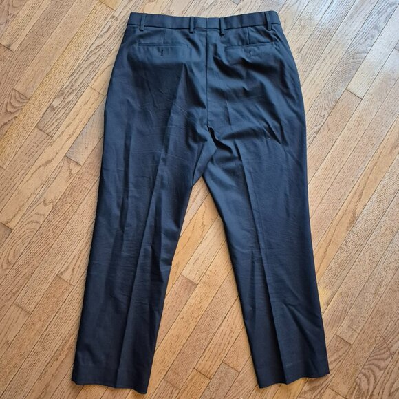 Banana Republic Slim Fit Non Iron Black Stretch Cotton Dress Pants - Picture 5 of 14